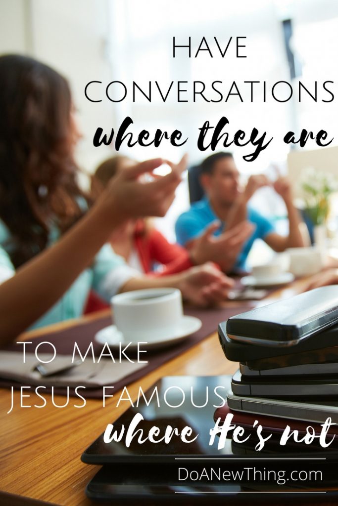 Highlighting our positive content, engaging in encouraging conversation and putting Jesus above our platform shines light into that darkness.