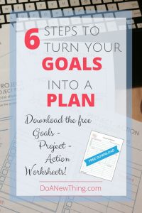 Without a plan, we’ll be setting the exact same goal this time next year. None of us want that, so here are six tips to turn your goals into plans and actions. #goals #projects #actions