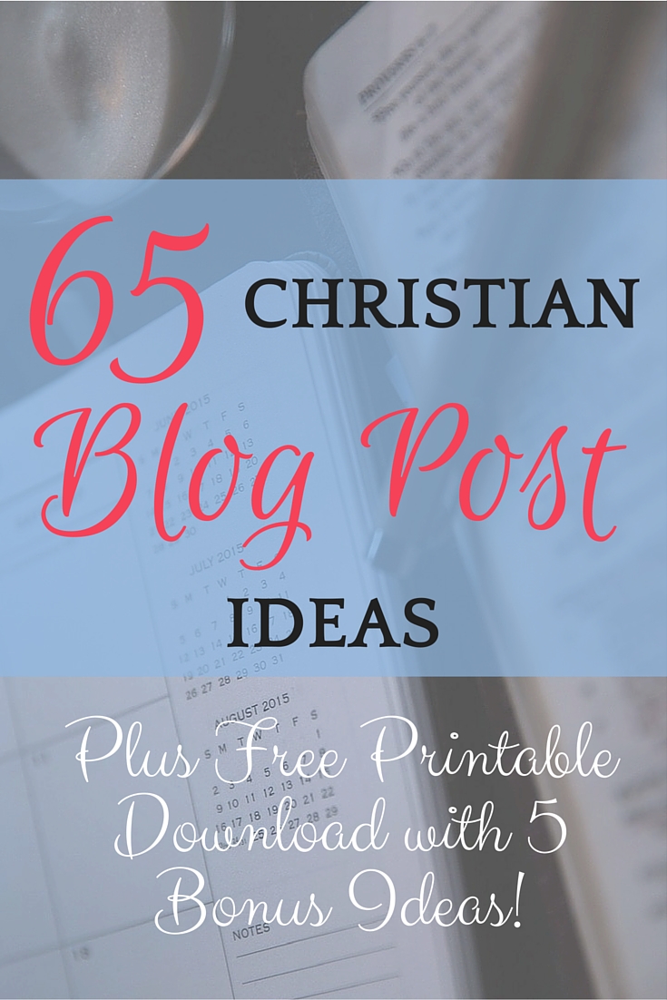 Lesson Learned: 65 Christian Blog Post Ideas | Do A New Thing