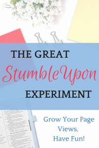 StumbleUpon is a fun social media platform that can dramatically increase your page views in a short amount of time!
