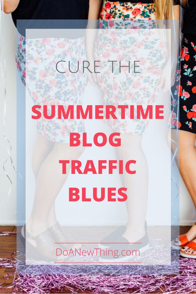  If you have the summertime blog traffic blues, I've rounded up five suggestions to make the best of the dog days of blog summer.