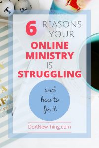 When we are trying to build an online Christian ministry or business, we have to be part writer, part tech guru, part business person, part marketer, part evangelist .... that's a lot of parts! The struggle is real.