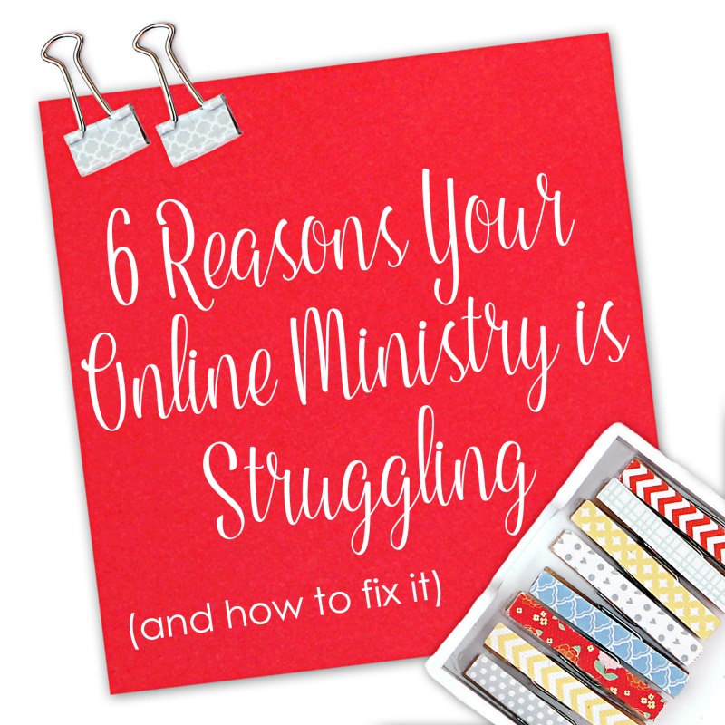 Online ministry is hard, and the struggle is real!
