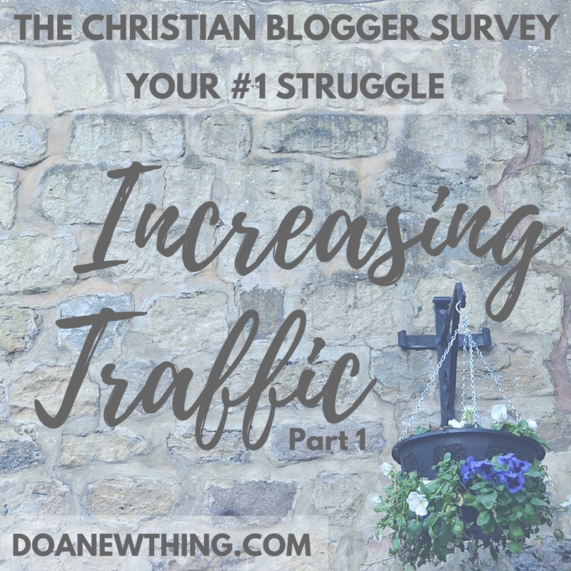 The #1 struggle of Christian bloggers is growing their blog traffic. Learn strategies for building traffic that are consistent with the values of the faith-based blogger.