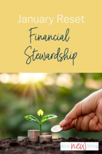 January Reset Financial Stewardship