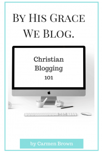 The By His Grace We Blog ebook answers your questions about Christian blogging