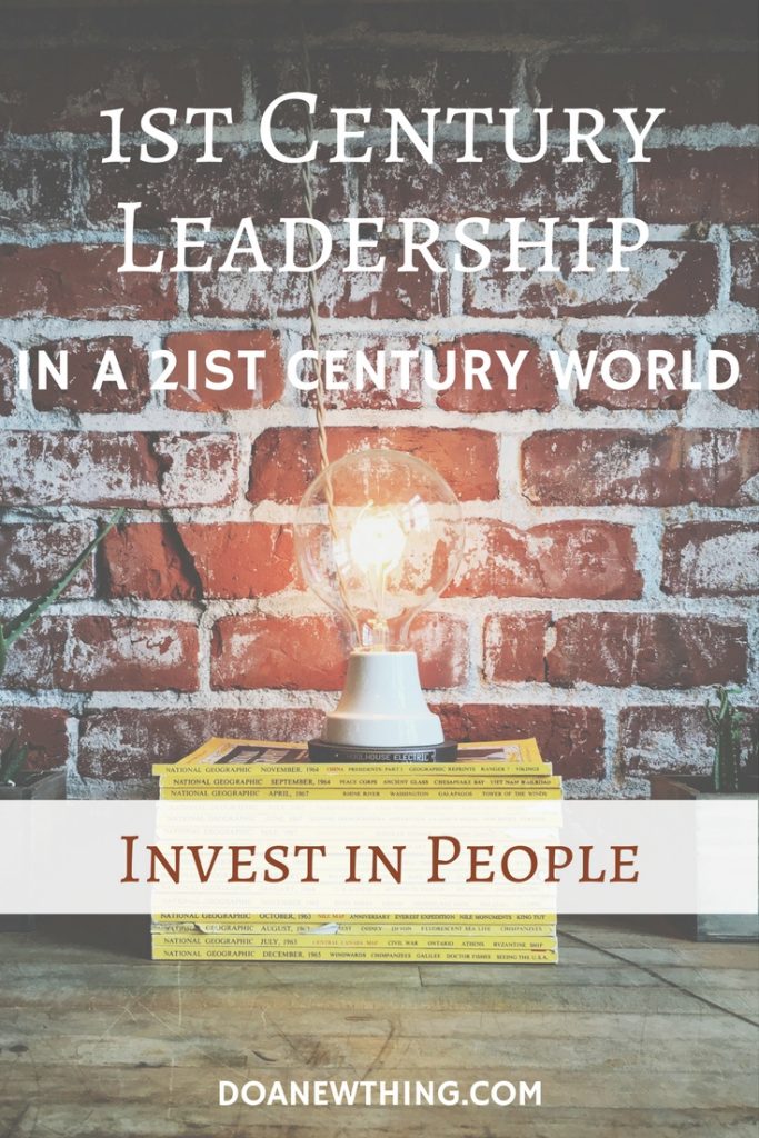 Strong leaders call out the best version of people, helping them shine their own God-given light. Servant leaders do that by investing in people. A deep love for people spurs the servant leader to know, celebrate and challenge the people around her to do amazing things.