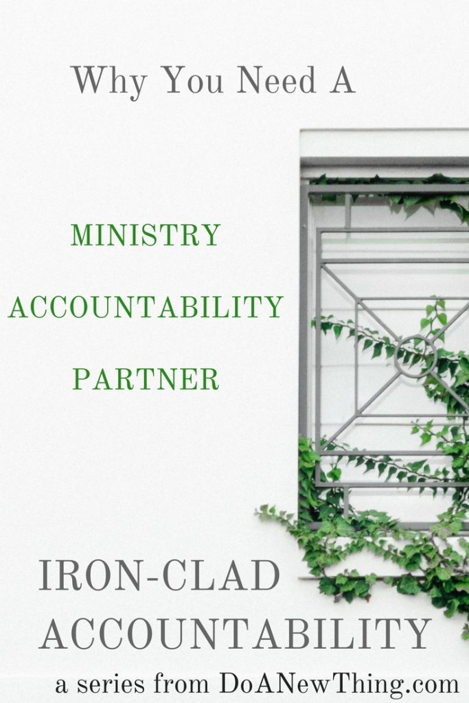 While we can create goals and plans by ourselves, accountability requires help from someone else.