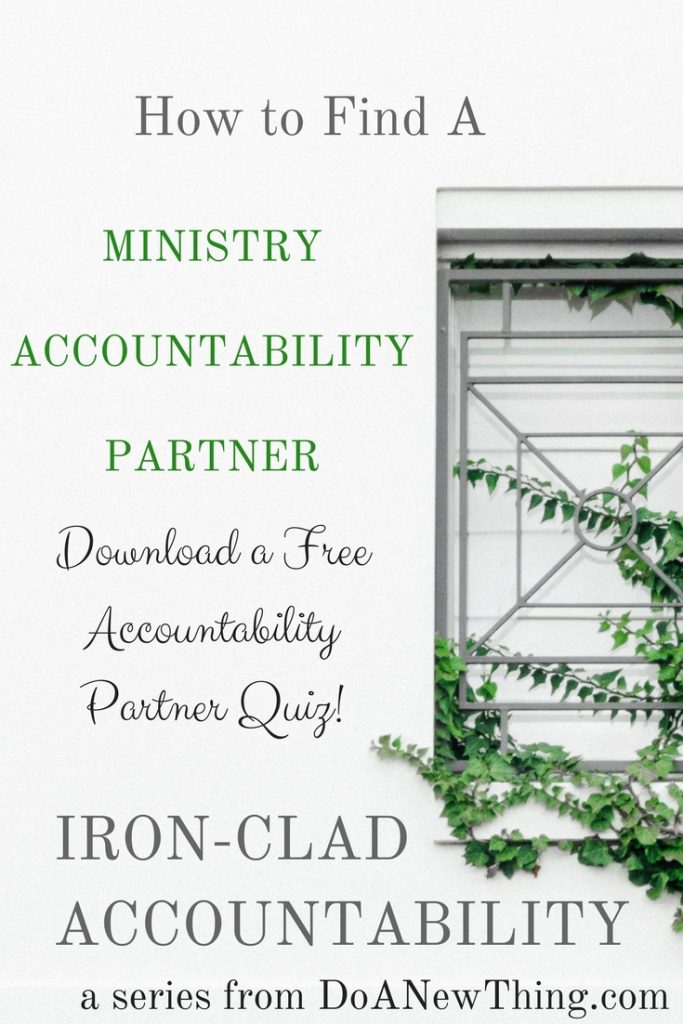 Take this FREE quiz to determine what type of Accountability Partner you need!