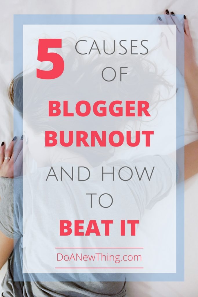 If you are burned out on #blogging, look at these five ways you may have gotten into this situation and how you can get over it.