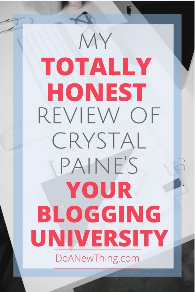 Looking for an affordable #blogging course from an expert blogger that doesn't make your feel icky? See what I thought of Crystal Paine's Your Blogging University