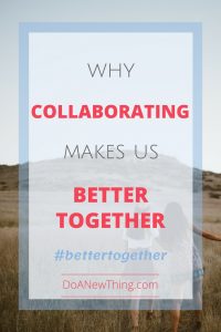 Blogging and online ministry doesn't have to be lonely. Collaborating with other Christians makes us #BetterTogether