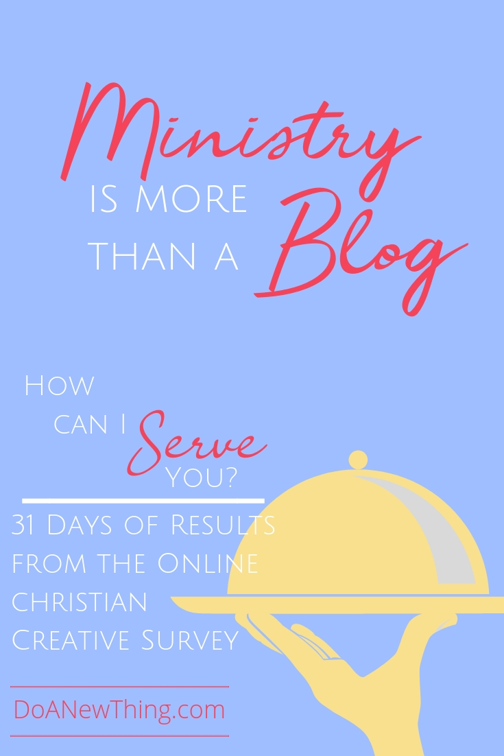 Don’t let all the bloggy things rob you of your passion for ministry. 