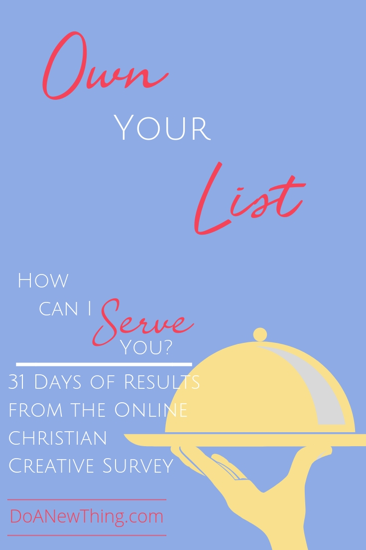 You may not need to focus on building an email list.  I give you permission to focus on something else!