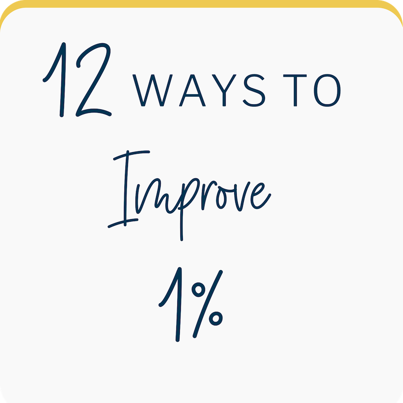 improve one percent