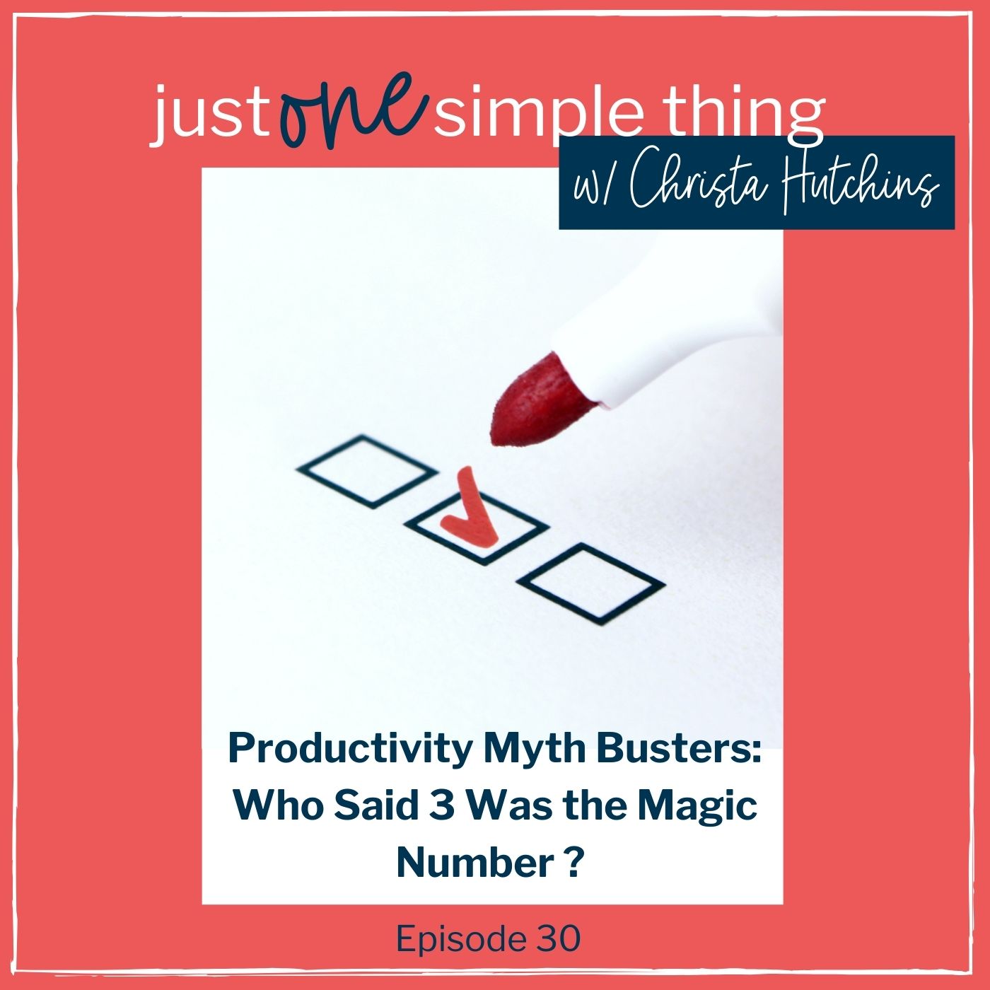 Productivity Myth Busters: Who Said 3 Was the Magic Number?