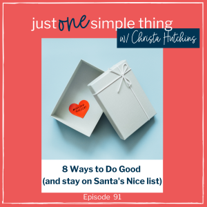 8 Ways to Do Good (and stay on Santa's nice list)