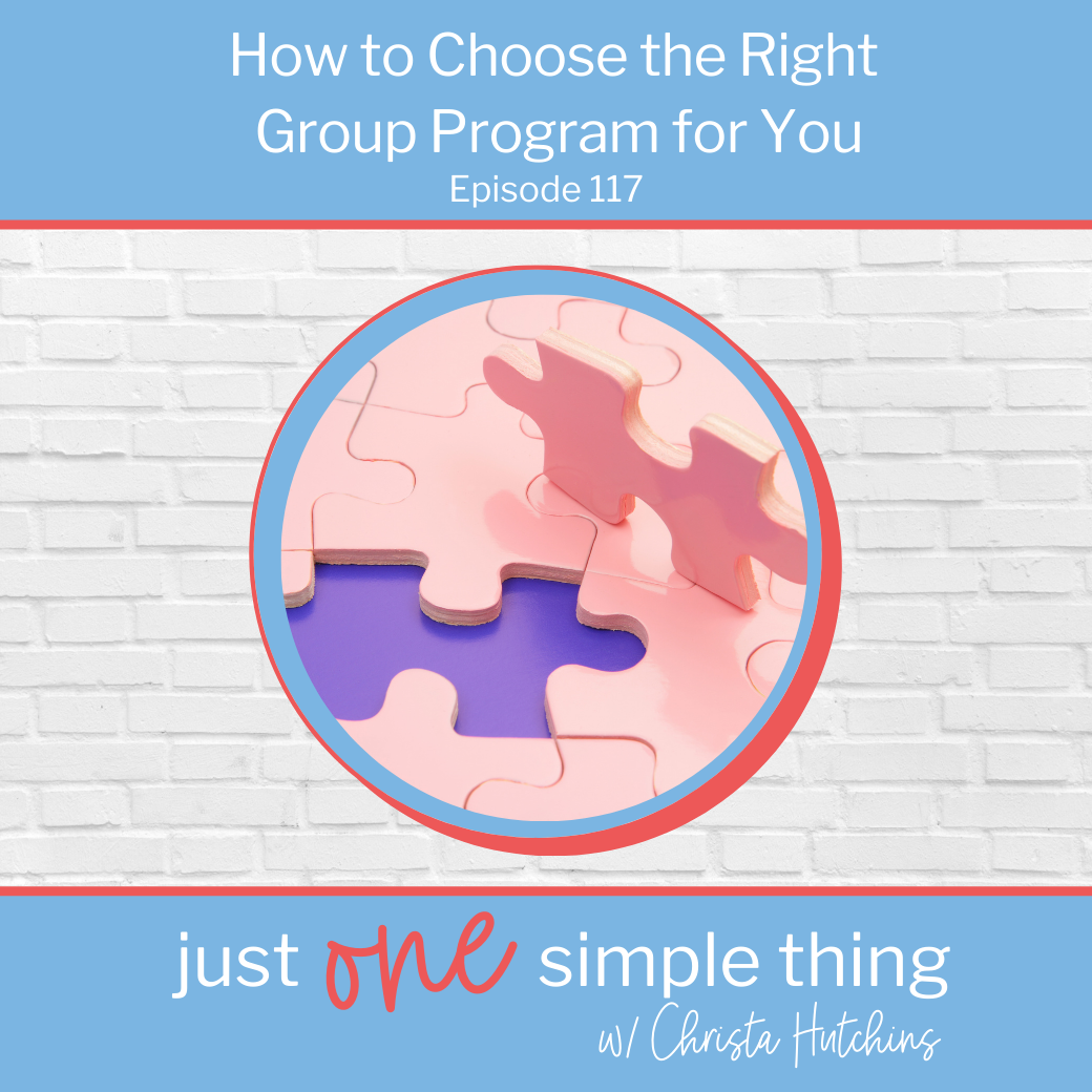 How to Choose the Right Group Program for You