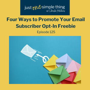 Four Ways to Promote Your Email Subscriber Opt-in Freebie