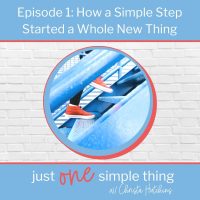 How a Simple Step Started a Whole New Thing