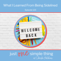 What I Learned From Being Sidelined