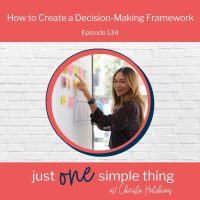 How to Create a Decision-Making Framework